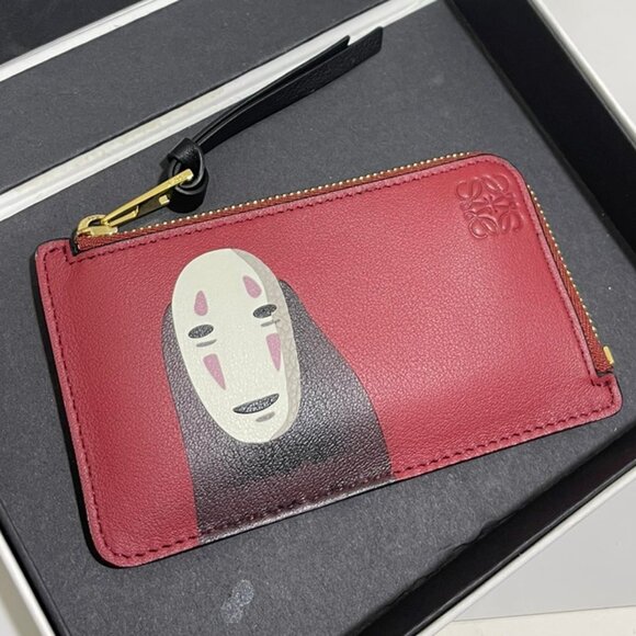 Loewe x Studio Ghibli - Spirited Away Coin Cardholder Leather Case Kaonashi - Picture 1 of 6